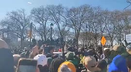 US: Philadelphia Eagles Fans Celebrate Super Bowl Win With Parade 3