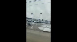 Anti-Musk protesters gather outside Tesla showroom in Ohio