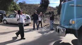 US, Los Angeles: Calabasas Landfill Protest with Sound On Tape Part 1