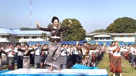 Politicians injured when LED screen collapses at festival in Thailand