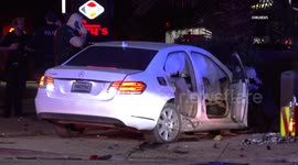 US, Phoenix: Tempe McClintock Drive Two Car Crash