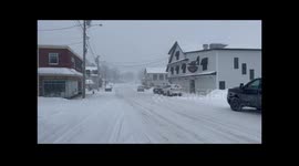 Weatherwise Update from our Weatherbeaten Weatherman during last night's snowstorm in Greenville Maine