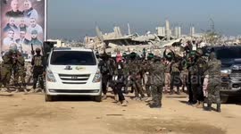Gaza Strip: Three Israeli hostages and hundreds of Palestinian detainees freed after dispute threatened Gaza ceasefire