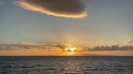 Capturing the Golden Sunrise while traveling from Dapitan to Dumaguete,Philippines