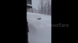 US: Heavy Snowfall And Icy Conditions Grip New England Amid Widespread Storm