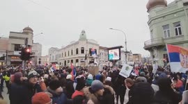 Serbia: Mass Protests In Kragujevac On Statehood Day Over Deadly Station Collapse