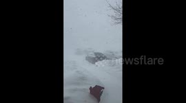 US: Winter Storm Brings Intense Lake-Effect Snow To Upstate New York