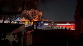 US: Massive Fire Erupts At SPS Technologies Warehouse In Pennsylvania