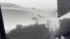 American skier buried in snow as rescue teams race against clock to save them