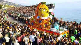 France: 91e Fete du Citron / 91st Lemon Festival in Menton