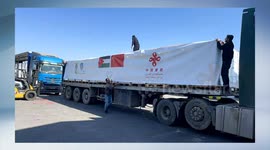 Jordan: China’s first batch of humanitarian aid to Gaza departs from Jordan