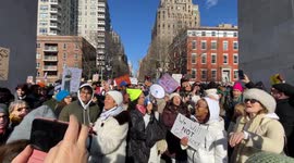 'Not Our President's Day' Protest New York