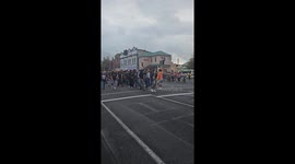 Destiny Church aggressively disrupting a Pride Parade event in Ponsonby, Auckland, New Zealand with intent to disrupt and stop the parade.