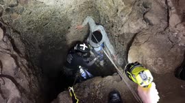 Teenager stuck in 50ft deep mineshaft rescued in California