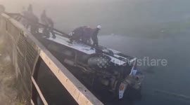 Bus crashes into ravine killing five passengers and injuring 40 others in India