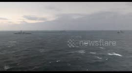 UK: Royal Navy Shadows Russian Warships in Tense English Channel Operation