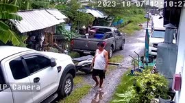 Car accelerates by itself as driver puts keys in engine