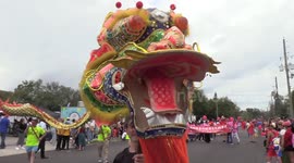 US: Chinese Dragon Parade in Orlando