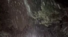 US: Heavy snowfall hits Evergreen, CO
