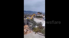 Israel: Israeli forces demolish two homes in the town of Tuba-Zangariyye