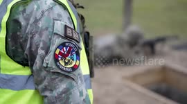 British forces train Ukrainian recruits amid heightened tensions in Russia conflict
