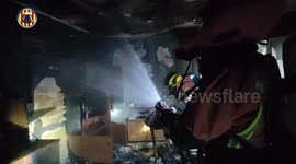 Spain: The house fire in Burjassot