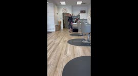 Girl fears the change but loves the hair dye transformation