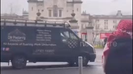 UK: Pro-Palestine protesters outside Cardiff University in Wales