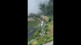 Touring komunitas Honda crf di Curug Sikarim yang mengali kecelakaan