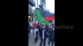 Sweden: Protesters took to the streets of Stockholm, Sweden, to express their solidarity with Palestine