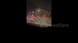 West Bank: Israeli forces detain  Palestinians at the Husan road west of Bethlehem in the West Bank
