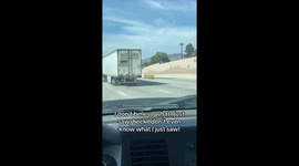 Man Rides Electric Unicycle On Freeway