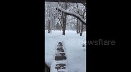 US: Heavy Snow Blankets Northeast As Major Winter Storm Sweeps Across Nation