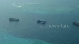 More than 50 Chinese 'maritime militia vessels' found in formation near disputed island