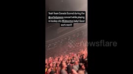 Canada: “O Canada” Sung During Our Lady Peace Concert As Canada Defeats US In 4 Nations Face-Off