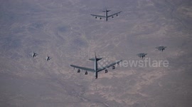 American war planes thunder over the Middle East in show of force