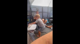 From tears to smiles: Little boy rushes to comfort his elder brother