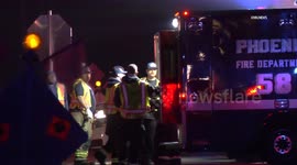 US, Phoenix: Phoenix Officer Involved Collision