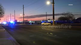 US, Phoenix: Phoenix Broadway Vehicle Collision