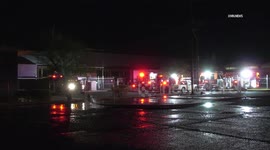 US, Phoenix: Phoenix Madison Street Structure Fire