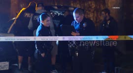 US, Los Angeles: Hancock Park Officer Involved Shooting