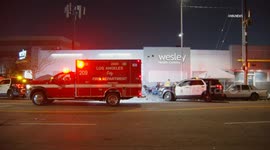 US, Los Angeles: Downtown Los Angeles Shooting Victim With Suspect in Custody