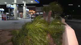 US, Los Angeles: Porter Ranch Wind Advisory
