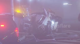 US, Los Angeles: Redondo Beach Extrication Crash