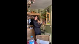 Dachshund Hits Owner In The Face With A Rawhide