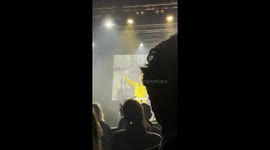 Man singing with cats