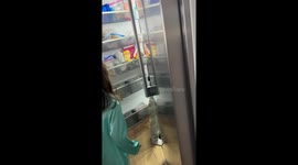 Boy Gets Tongue Stuck To Ice Box