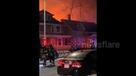 US: Fire Burns Multiple Buildings In Lynn, Massachusetts
