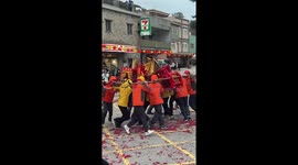 2025 Matsu Bai-Ming Cultural Festival - The palanquins interlock and rotate in a ritual known as