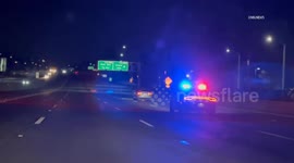 US, Los Angeles: West Covina CHP Pursuit